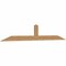 Ekena Millwork Portland Timber Gable Bracket, Western Red Cedar, 108"W x 18"H x 1 1/2"D x 5 1/2"F, 4/12 Pitch GBW108X18X0206POR00SWR - alternate 5